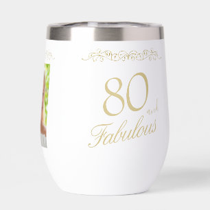 80 et fabuleux ornement 80e anniversaire Photo