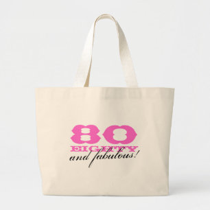 80 et fabuleux sac fourre-tout pour 80e anniversai