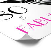 80 & Fabulous Elegant Art Deco Poster (Hoek)