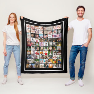 80 Fotosjabloon Aangepaste kleuring Fleece Deken