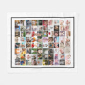 80 Fotosjabloon Aangepaste kleuring Fleece Deken (Voorkant (Horizontaal))