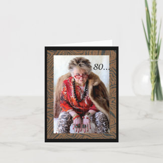 80 iets grappigs op zijn verjaardag kaart