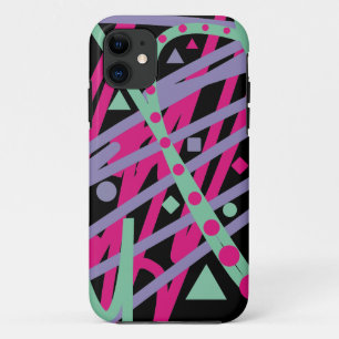 80 jaar  kleuren splash medley art pop iPhone 11 hoesje
