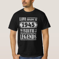 80 jaar oud 1945 Geboorte van de legende 80ste ver