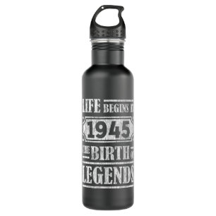 80 jaar oud 1945 Geboorte van de legende 80ste ver Waterfles