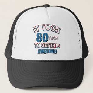 80 jaar oude design trucker pet