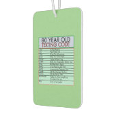 80 jaar oude sms-code grappige verjaardagssenioren luchtverfrisser (Links)