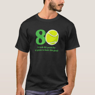 80 jaar oude tennisspeler 1942 80th Birthday T-shirt