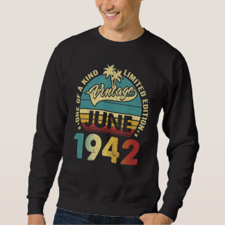 80 jaar oude Vintage juni 1942 80e dag B Trui