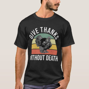 80 jaar  Vegan Thanksgiving Turkije Dierenrechten T-shirt