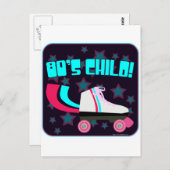 80-jarig kind briefkaart (Voorkant / Achterkant)