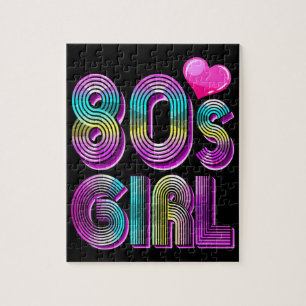 80-jarig meisje: Costume Retro Legpuzzel