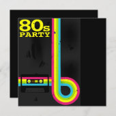 80-jarige partij kaart (Voorkant / Achterkant)