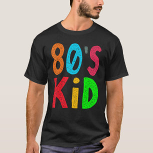 80 Kind outfit Mannen Vintage Retro Verkleed T-shirt