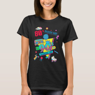 '80' maakte me '90' 'verhoogde me retro 1980s kost t-shirt