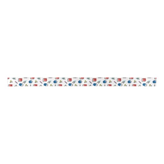 80 Memphis Abstracte stijl Lint (Voorkant)