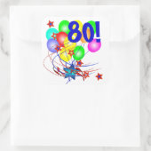80! Ou N'Importe Quel Âge Ballons Stickers Anniver (Sac)