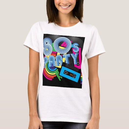 80 Retropartij T-shirt (Voorkant)