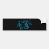 80 s Lover Bumpersticker (Voorkant)
