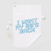 80 s Lover Golfhanddoek (Insitu)
