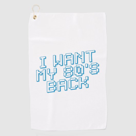 80 s Lover Golfhanddoek (Voorkant)