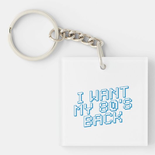 80 s Lover Sleutelhanger (Voorkant)