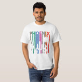 80 s  Retro Phoenix T-shirt (Voorkant volledig)