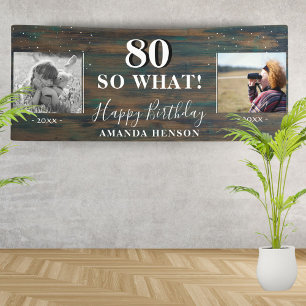 80 So What Landelijke Oude Nieuwe Foto 80ste Verja Spandoek