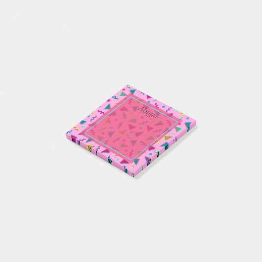 80-stijl erg schattig post-it® notes (Schuin)