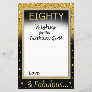 80 wensen voor het verjaardagsmeisje