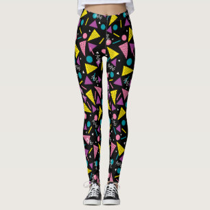 80 zwart en Retro Leggings