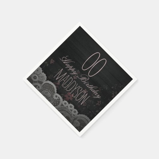 80e 85e 90e 91e 92e 97e 98e 99e verjaardag servetten (Hoek)