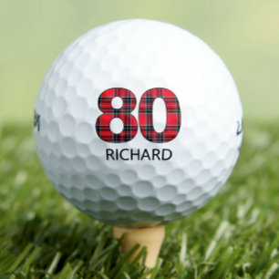 80e anniversaire balles de golf 80 ans cadeau plai