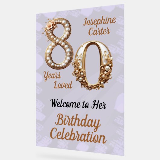 80e anniversaire Elegant Party (Angle)