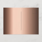 80e anniversaire fête bronze brun noir invitation (Dos)