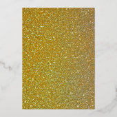 80e anniversaire Fête Fête Foil Invitation (Verso)