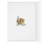 80e anniversaire Fleur numéros décorés (Intérieur (Gauche))