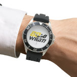 80e anniversaire Gift Motivational Funny<br><div class="desc">80e anniversaire de célébration homme montre avec une citation drôle et motivationnelle 80 Alors quoi. Cette montre moderne et élégante est une excellente idée cadeau pour une personne célébrant le quatre-vingtième anniversaire. Un texte motivant et drôle 80 Donc ce qui est génial pour une personne avec un sens de l'humour....</div>