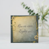 80e anniversaire Invitation (Debout devant)