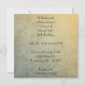 80e anniversaire Invitation (Dos)