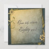 80e anniversaire Invitation (Devant)