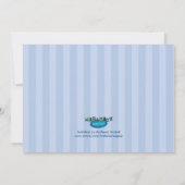 80e anniversaire Invitation élégante (Dos)