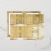 80e anniversaire Invitation personnalisée Stains d (Recto/Verso)