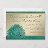 80e anniversaire Invitations modèles (Dos)