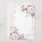 80e anniversaire Jardin Invitation (Dos)