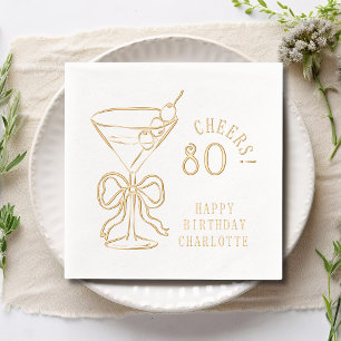 80e anniversaire Martini salue 80 personnalisées