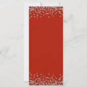 80e Anniversaire Programme Argent Confetti Rouge (Dos)