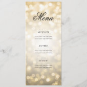 80e Anniversaire Programme Lights Gold Menu (Dos)