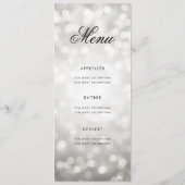 80e anniversaire Programme Lights Silver Menu (Dos)