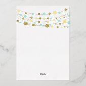 80e anniversaire surprise invitation élégante (Verso)